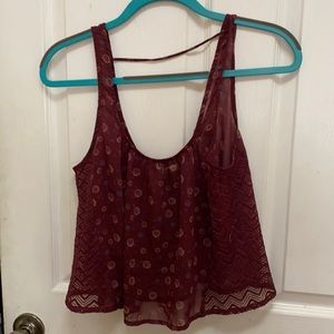 Hollister lace top